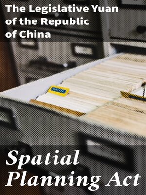cover image of Spatial Planning Act